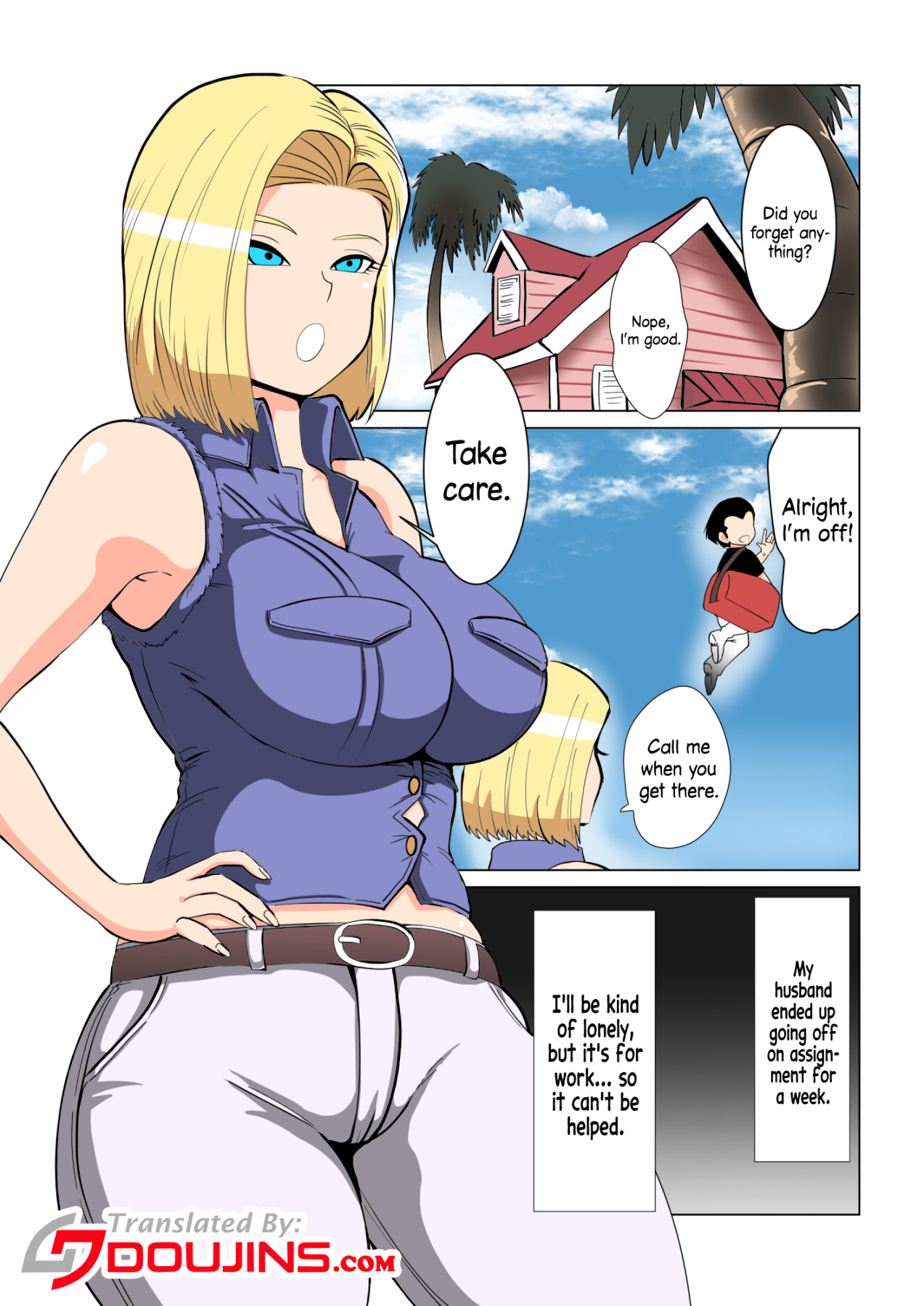 Hentai Manga Comic-DRAGON-HOLE Blonde Housewife Edition-Read-3